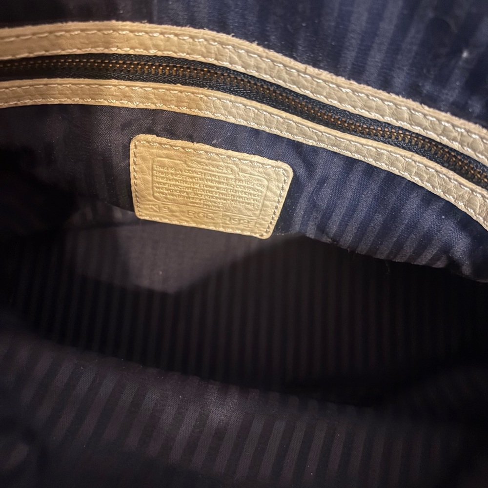 Vintage Coach Sonoma Hand Bag 2way Beige - Picture 6 of 10